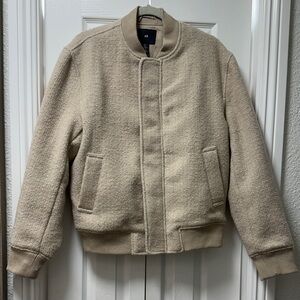 Women’s  Beige Bomber Jacket